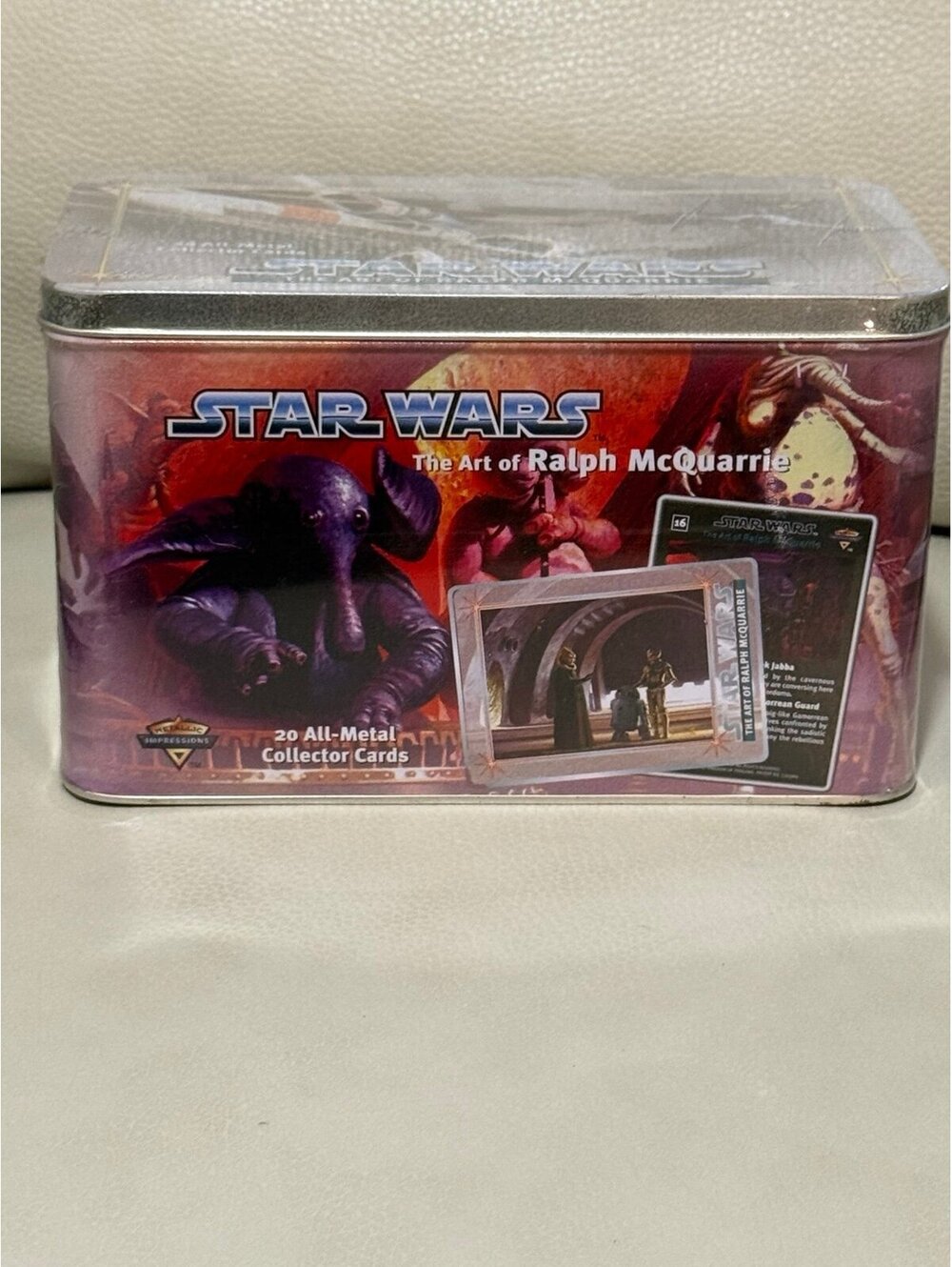 Star Wars The Art Of Ralph McQuarrie Metal Tin 20 Cards Brand New Sealed 1996